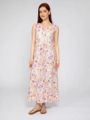 VICCI Germany A-Linien-Kleid (1-tlg) aus Leinen