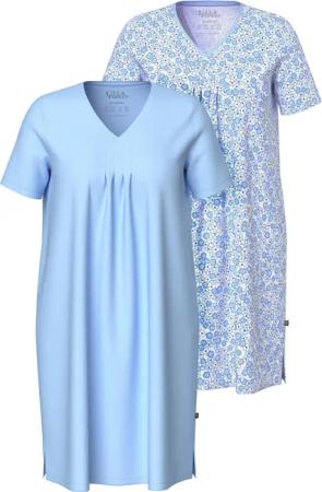 Ulla Popken Bigshirt Bigshirts 2er-Pack uni/bedruckt