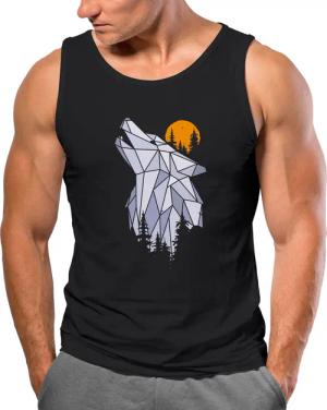 Neverless Tanktop Herren Tank-Top Shirt Polygon
