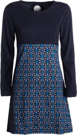 Vishes Tunikakleid Damen Langarm Longshirt-Kleid Sweatkleid