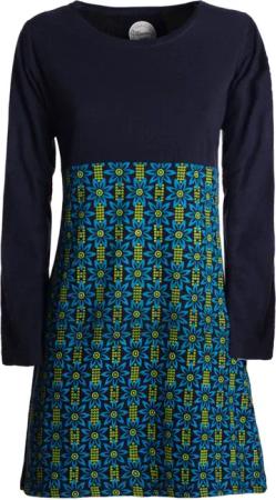 Vishes Tunikakleid Damen Langarm Longshirt-Kleid Sweatkleid