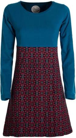 Vishes Tunikakleid Damen Langarm Longshirt-Kleid Sweatkleid
