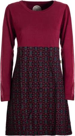 Vishes Tunikakleid Damen Langarm Longshirt-Kleid Sweatkleid
