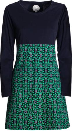 Vishes Tunikakleid Damen Langarm Longshirt-Kleid Sweatkleid