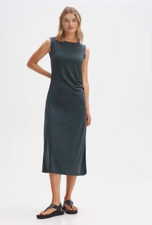 OPUS Trägerkleid Maxikleid WONDO Slim aus