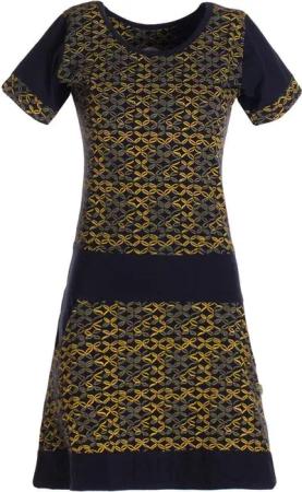 Vishes Tunikakleid Damen Longshirt-Kleid kurzarm Mini-Kleid