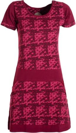 Vishes Tunikakleid Damen Longshirt-Kleid kurzarm Mini-Kleid