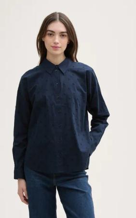 TOM TAILOR Denim Langarmbluse Hemdbluse mit