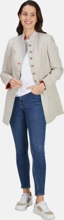 White Label Longblazer aus Leinen Mix