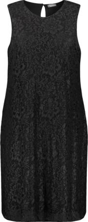 Samoon A-Linien-Kleid Ärmelloses Spitzenkleid mit Stretchkomfort