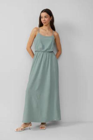 QS Maxikleid Langes Kleid mit Spaghettiträgern