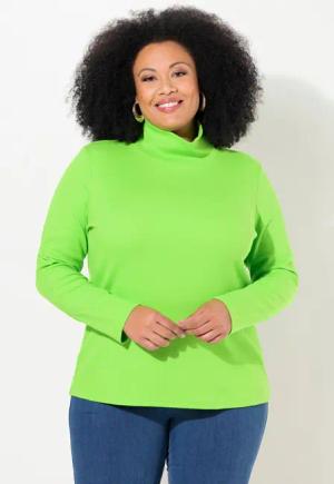 Ulla Popken T-Shirt Shirt Rollkragen Classic