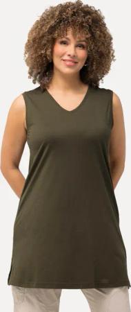 Ulla Popken Longtop Top V-Ausschnitt Relaxed