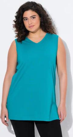 Ulla Popken Longtop Top V-Ausschnitt Relaxed