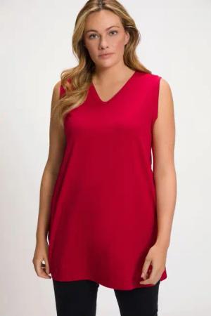 Ulla Popken Longtop Top V-Ausschnitt Relaxed