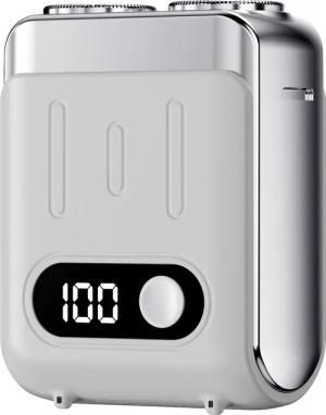 Refttenw Elektrorasierer Männer Mini-Rasierer mit LCD-Display