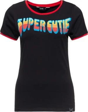 QueenKerosin Kurzarmshirt Super Cutie mit Retro