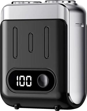 Refttenw Elektrorasierer Männer Mini-Rasierer mit LCD-Display