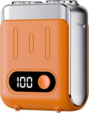 Refttenw Elektrorasierer Männer Mini-Rasierer mit LCD-Display