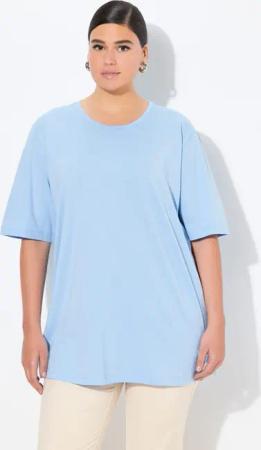 Ulla Popken T-Shirt T-Shirt Rundhalsausschnitt Relaxed