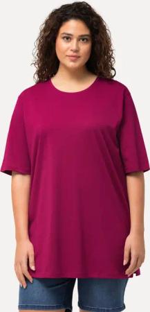Ulla Popken T-Shirt T-Shirt Rundhalsausschnitt Relaxed