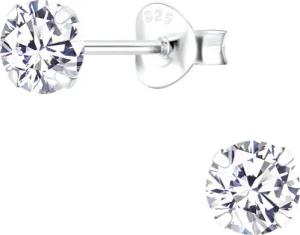 ALEXANDER YORK Paar Ohrstecker ROUND ZIRCONIA