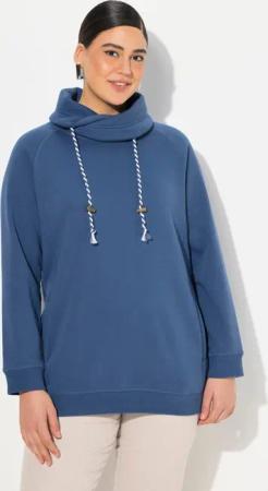Ulla Popken Sweatshirt Sweatshirt weiter Stehkragen