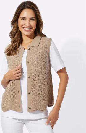 Sieh an! Strickweste Strickweste