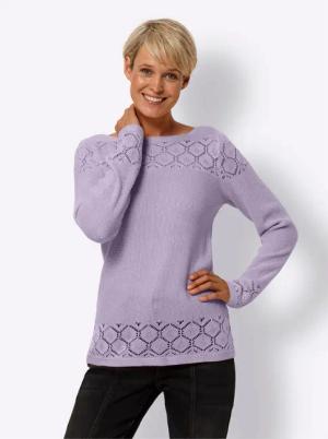 Sieh an! Strickpullover Langarm-Pullover