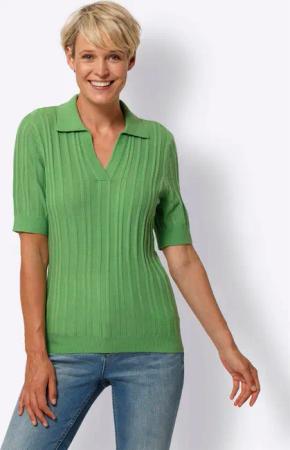 Sieh an! Strickpullover Polopullover
