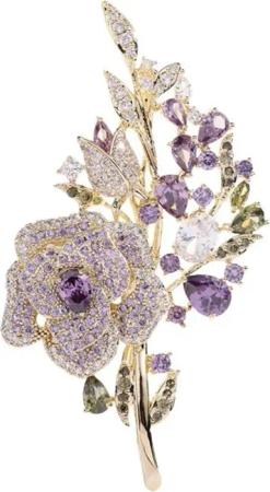 ZEUOPQ Brosche Brosche Damen, Bouquet Broschen