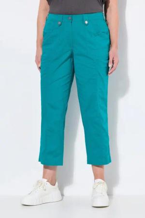 Ulla Popken Funktionshose 7/8-Cargohose Krempelriegel Komfortbund