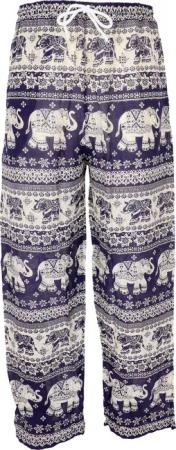 Guru-Shop Relaxhose Leichte Yoga Hose, Tai