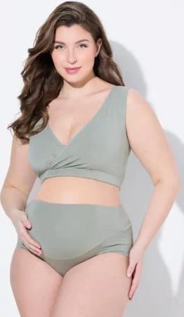 Ulla Popken Bügel-BH Bellieva-Still-Bustier Biobaumwolle GOTS