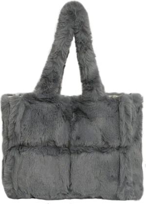 Coonoor Schultertasche Damen Plüsch Umhängetasche Groß