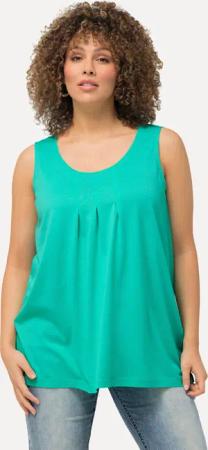 Ulla Popken T-Shirt Top Zierfalten A-Linie
