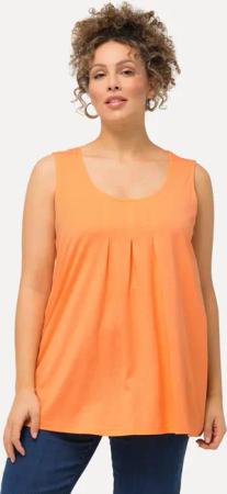 Ulla Popken T-Shirt Top Zierfalten A-Linie