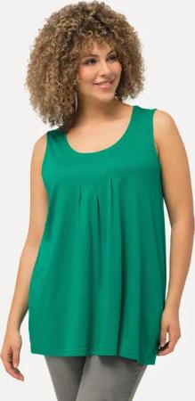 Ulla Popken T-Shirt Top Zierfalten A-Linie
