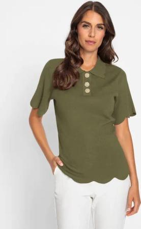 heine Strickpullover Polopullover