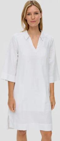 s.Oliver Minikleid Relaxed Fit-Kleid aus Leinenmix