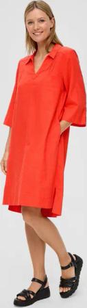 s.Oliver Minikleid Relaxed Fit-Kleid aus Leinenmix