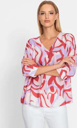 heine Klassische Bluse Druckbluse