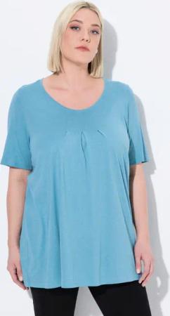 Ulla Popken T-Shirt T-Shirt Zierfalten A-Linie