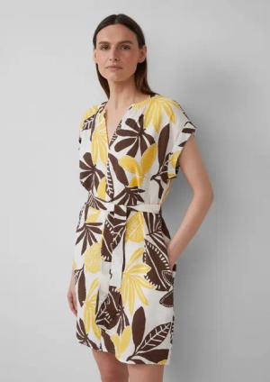 s.Oliver Minikleid Kurzes Kleid aus Viskosemix
