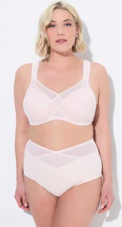 Ulla Popken Bügel-BH Bügel-BH Softschale Mesh-Einsatz