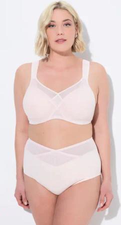 Ulla Popken Bügel-BH Bügel-BH Softschale Mesh-Einsatz