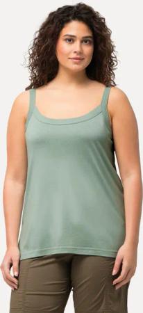 Ulla Popken Longtop Spaghettitop Rundhals Modalmix
