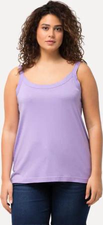 Ulla Popken Longtop Spaghettitop Rundhals Modalmix