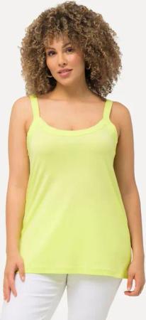 Ulla Popken Longtop Spaghettitop Rundhals Modalmix