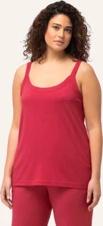 Ulla Popken Longtop Spaghettitop Rundhals Modalmix